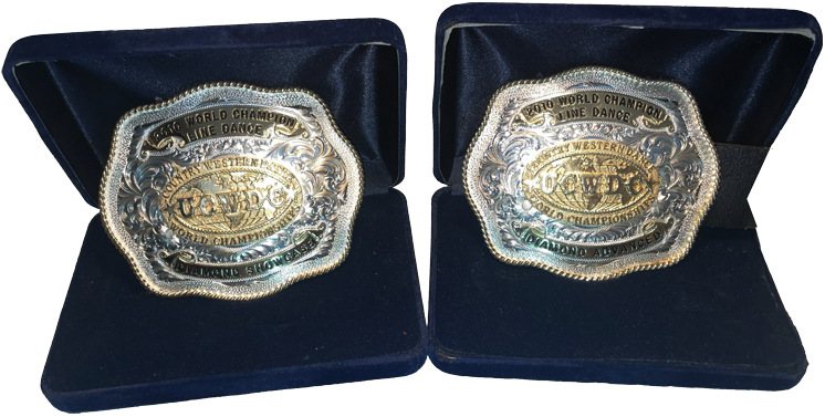 2 UCWDC Worlds Buckles